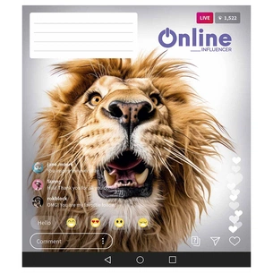 Зошит Школярик Online 36 аркушів лінія (036-3420L) зображення 1
