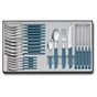 Набір столових приборів Victorinox Swiss Modern Table Set 24 шт Steak Blue (6.9096.12W2.24) - зменшене зображення 1