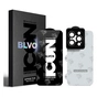 Скло захисне Armorstandart Supreme Set Black Icon Apple iPhone 15 Pro Max (ARM74188) - зменшене зображення 1