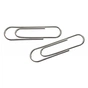Скріпки канцелярські Axent rounded, nickel-plated, 28 мм, 100 шт. (4101-А) - зменшене зображення 1