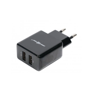 Зарядний пристрій Maxxter 2xUSB 5V/2.1A (UC-23A) зображення 1