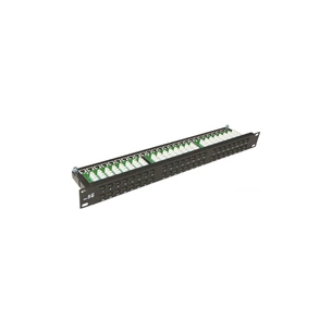 Патч-панель 19" 48xRJ-45 UTP cat. 5е, DUAL type, 1U Merlion (ML-2264-CAT.5E) изображение 1