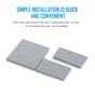 Термопрокладка Zezzio Thermal Pad 12.8 W/mK 85х45x2 мм - зменшене зображення 3