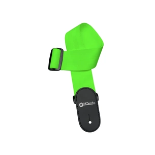 Ремінь для гітари DiMarzio Nylon With Leather Ends Neon Green (DD3100NGN) зображення 1