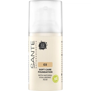 База під макіяж Sante Soft Care з гіалуроновою кислотою 03 - Warm Meadow 30 мл (4025089085331) зображення 1