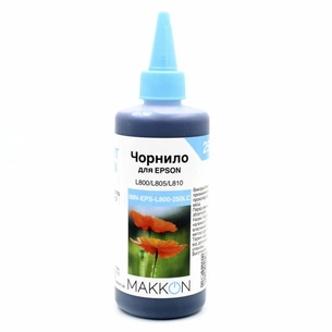 Чорнило Makkon для Epson L800/L805/L810/ 250 мл light cyan (IMN-EPS-L800-250LC) зображення 1