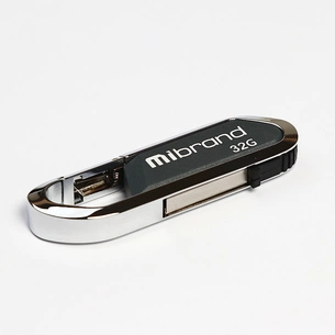 USB флеш накопичувач Mibrand 32GB Aligator Grey USB 2.0 (MI2.0/AL32U7G) зображення 1