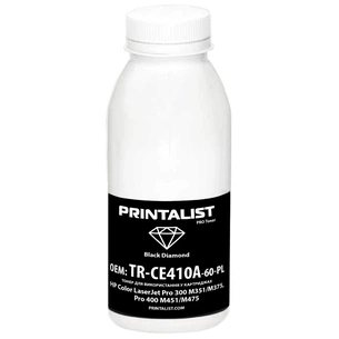 Тонер HP CLJ Pro 300 M351/M375, Pro 400 M451/M475, 60г Black Printalist (TR-CE410A-60-PL) зображення 1