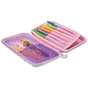 Пенал Cool For School з віконцем 1 відділення з органайзером фіолетовий (QT-5750-Purple) - зменшене зображення 2