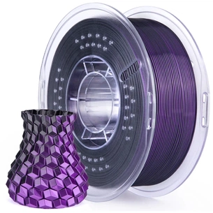 Пластик для 3D-принтера ELEGOO PLA Silk 1кг, 1.75мм, black purple (50.203.0466) зображення 1