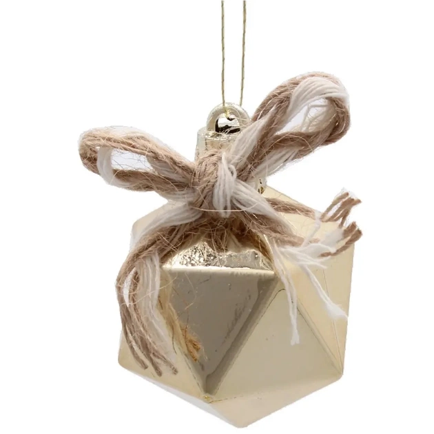 Ялинкова іграшка Chomik пластикові прикраси мікс, 24 шт, срібний, шампань (5900779897205) - picture 7