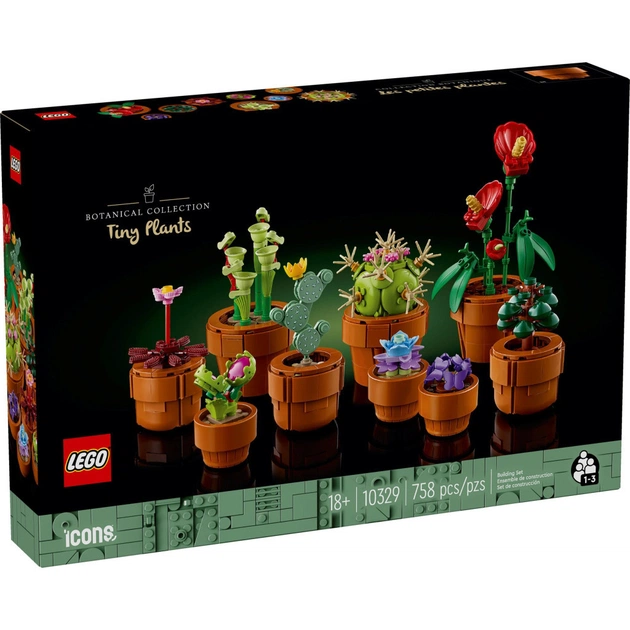 Конструктор LEGO Icons Мініатюрні рослини 758 деталей (10329) - зображення 1
