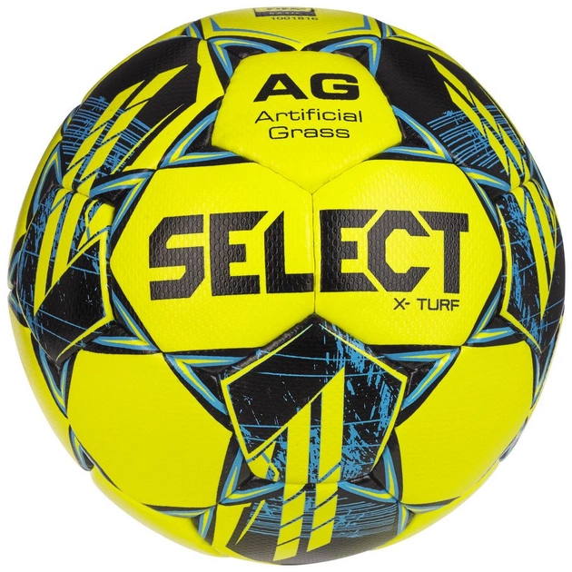 Мяч футбольный Select X-TURF v23 жовто-синій Уні 5 (5703543316021) - изображение 1