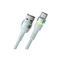 Дата кабель USB 2.0 AM to USB-C 1.0m 3A LED blue Essager (EXCT-XCD03) - зменшене зображення 2