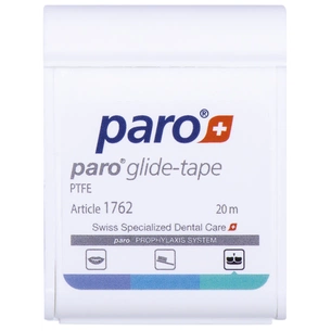 Зубна нитка Paro Swiss glide-tape стрічка тефлонова 20 м (7610458017623) picture 1