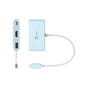 Концентратор J5create USB-C 3-in-1 1xHDMI + 1xUSB 3.2 + 1xUSB-C PD100W blue (JCA379EC-N) - уменьшенное изображение 3
