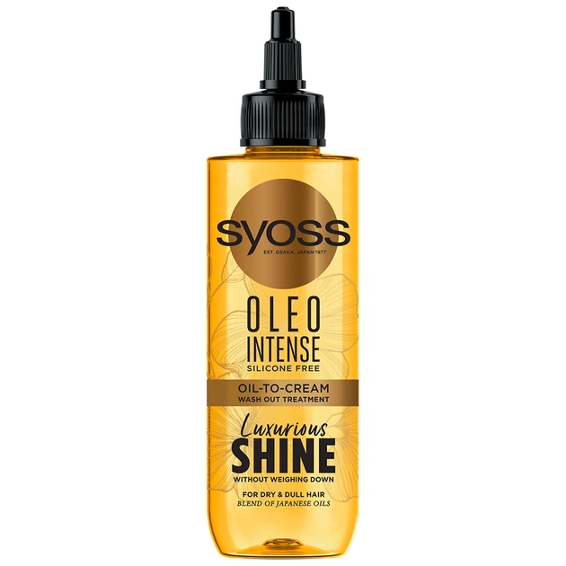 Маска для волосся Syoss Oleo Intense для сухого та тьмяного волосся 200 мл (9000101712490) - зображення 1