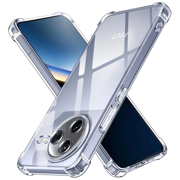 Чохол до мобільного телефона BeCover Anti-Shock Poco F7 Pro Clear (713499) - зображення 1