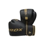 Боксерські рукавички RDX F6 Kara Matte Golden 6 унцій (BGR-F6MGL-6OZ) - зменшене зображення 4
