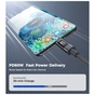 Дата кабель USB-C to USB-C 1.2m PD60W digital display nylon gray Choetech (XCC-1068-GY) - уменьшенное изображение 4
