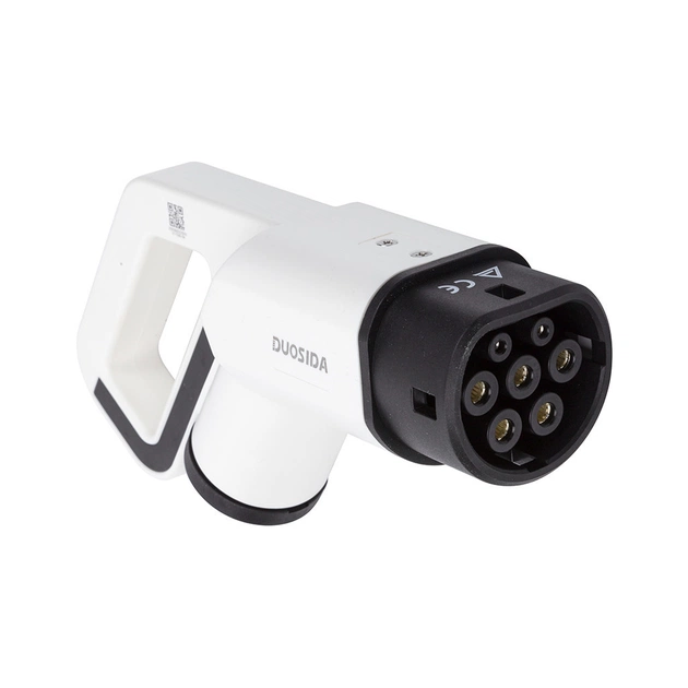 Конектор для заряджання електромобіля Duosida Type 2 (Female), 32A, 3-фазный (EV200207) - picture 1