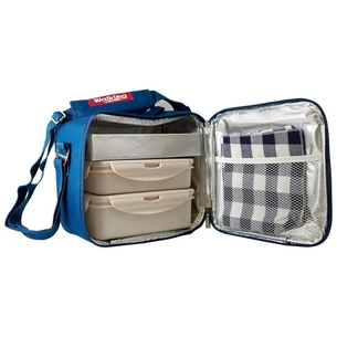 Набір для пікніка Bergner Walking business 23х22х13.5 см 5 предметів (BG-3652-BL) зображення 1