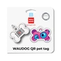 Адресник для тварин WAUDOG Smart ID з QR паспортом "Око монстра", кістка 40х28 мм (231-4049) - зменшене зображення 5