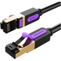 Патч-корд 10м, S/FTP cat 7 RJ-45 black Vention (ICDBL) - уменьшенное изображение 1