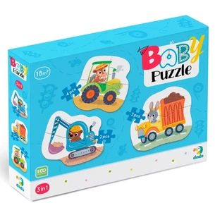 Пазл DoDo 3 в 1 Транспорт (300392) picture 1