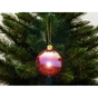 Ялинкова іграшка House Of Seasons Набір скляних кульок глянцевих H&S 12 шт 8 см Темно-рожеві (8720362042495) - preview 3