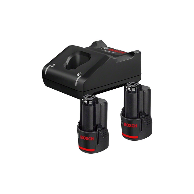 Набор аккумулятор + зарядное устройство 2 x GBA 12V 2.0 Aч + ЗП GAL 12V-41 Bosch (1.600.A01.9R8) - изображение 1