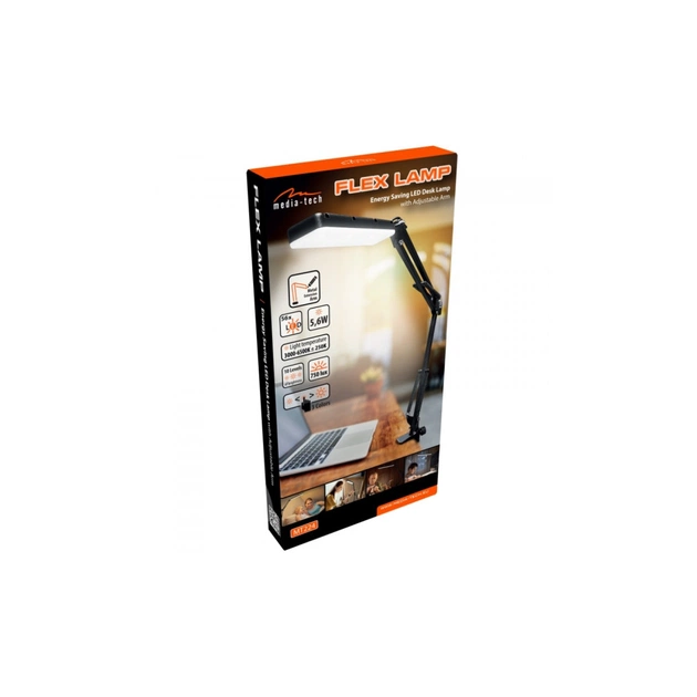 Настільна лампа Media-Tech FLEX LAMP 5,6W 6500K 5V Black (MT224) - picture 3