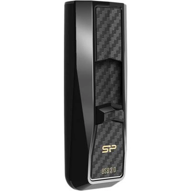USB флеш накопичувач Silicon Power 128Gb Blaze B50 Black USB 3.0 (SP128GBUF3B50V1K) - зображення 1