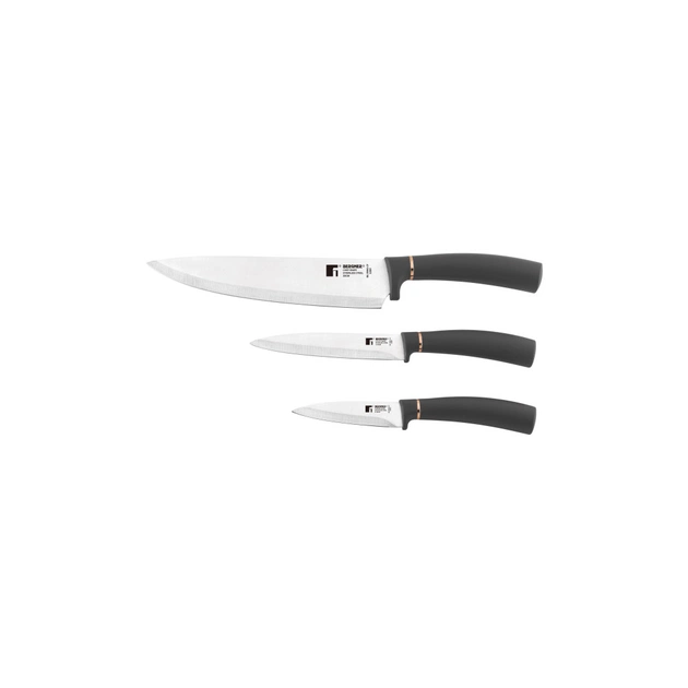 Набір ножів Bergner Copper, 3 шт (BG-39862-CP) - зображення 1