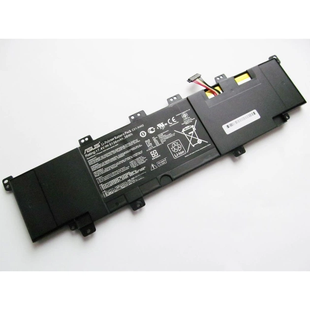 Акумулятор до ноутбука ASUS X402 C21-X402, 5136mAh (38Wh), 2cell, 7.4V, Li-ion (A47487) - изображение 1