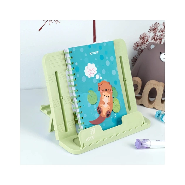 Підставка для книг Kite пластикова, зелена (K25-330-2) - picture 4