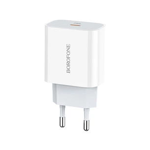 Зарядний пристрій BOROFONE BA38A Plus Speedy White (BA38AW) зображення 1