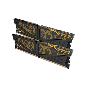 Модуль пам'яті для комп'ютера DDR4 16GB (2x8GB) 3200 MHz Vulcan TUF Yellow Team (TLTYD416G3200HC16CDC01) зображення 1