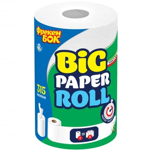 Паперові рушники Фрекен БОК з центральним витягом 315 відривів 1 рулон (4823071609172) зображення 1