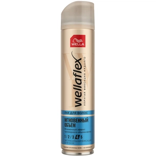 Лак для волосся WellaFlex Миттєвий об'єм Екстрасильна фіксація 250 мл (8699568541319) зображення 1