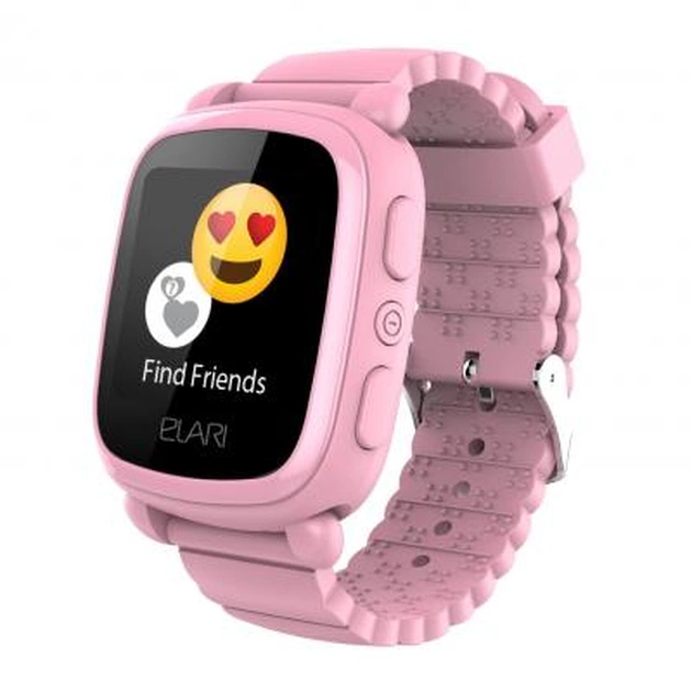 Смарт-годинник Elari KidPhone 2 Pink з GPS-трекером (KP-2P) - зображення 1