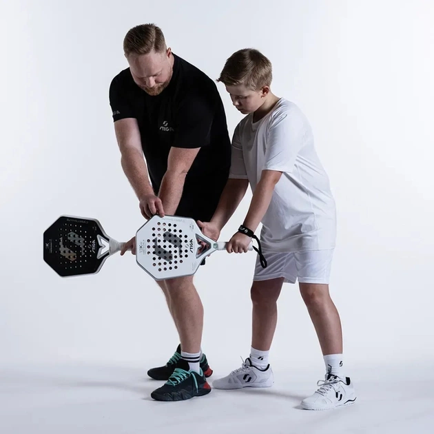 Ракетка для падел тенісу Stiga Racket 1.3K Ultra LW Cybershape (2203-1829-03) (931519) - зображення 5
