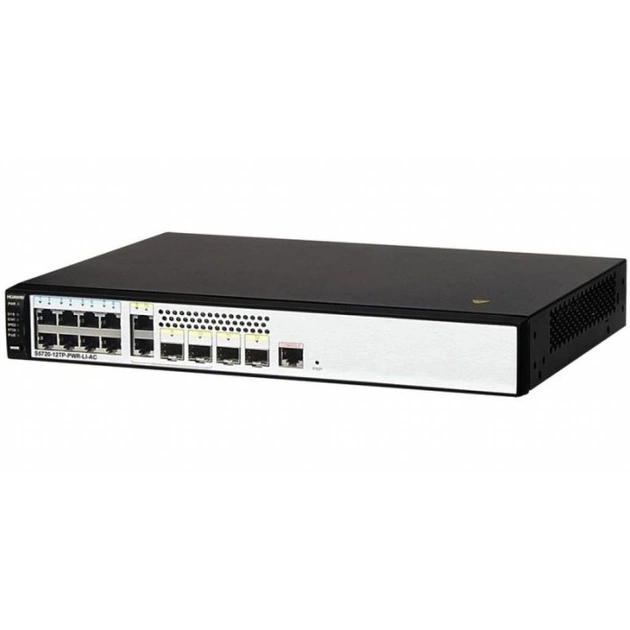 Комутатор мережевий Huawei S5720-12TP-PWR-LI-AC - изображение 1