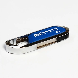 USB флеш накопичувач Mibrand 4GB Aligator Blue USB 2.0 (MI2.0/AL4U7U) зображення 1
