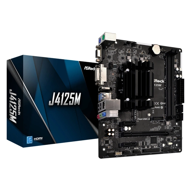 Материнська плата ASRock J4125M - зображення 1