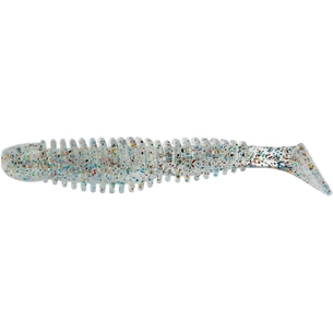 Силікон рибальський Reins Bubbling Shad 4" 204 UV All Stars (8 шт/уп.) (1552.07.88) зображення 1