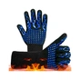 Захисні рукавиці Voltronic HFG-800-Blue Torch, термостійкі, вогнетривкі, до 800°C, Black/Blue (HFG-800-B/Bl) - зменшене зображення 1