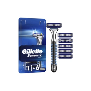 Бритва Gillette Sensor 3 з 6 змінними картриджами (7702018550807) зображення 1