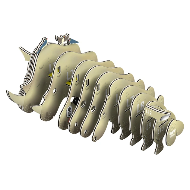 Пазл Eugy 3D Зоопарк Носоріг (XEG-076) - picture 3