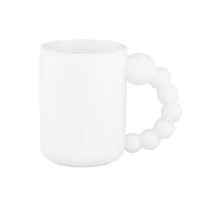 Чашка Ardesto Bubbles, 500мл, порцеляна, біла (AR3495) зображення 1